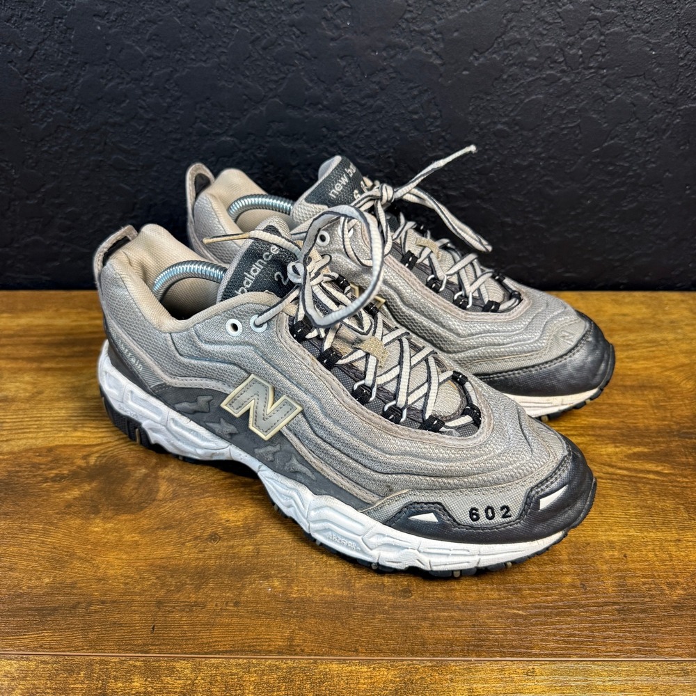 New Balance 602 All-Terrain M602R1 Grey Mesh Trail Running Shoes Mens 8.5